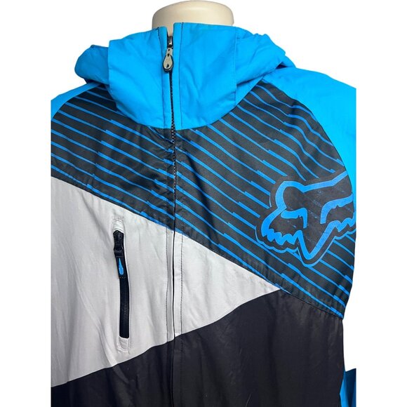 Fox Racing Tech FX 2 Series Snowboard Ski Zip Up Hooded Softshell Jacket Large - Picture 5 of 16